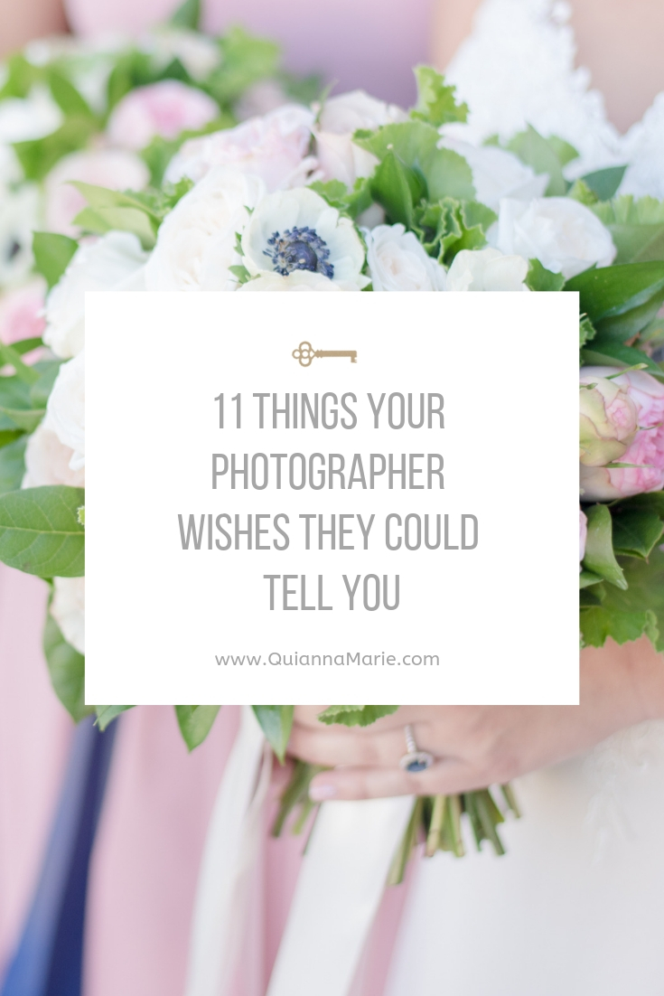 Quianna Marie, Wedding Photography, Tips and Tricks