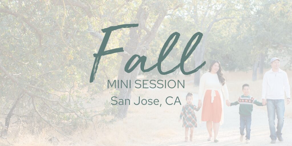 Fall Family Photos Morgan Hill and San Jose