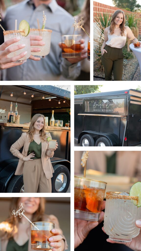 Benefit Bar AZ - Mobile Bar Brand Session with Quianna Marie Phoenix and Scottsdale Brand Photographer