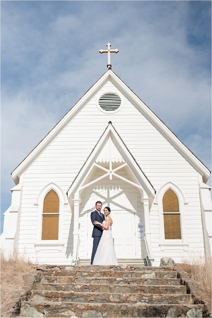Old St. Hilary's Chapel Wedding | Tiburon, Ca | Northern California Wedding | Cute Chapel Wedding | Quianna Marie | Fall Inspired Wedding