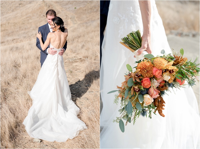 Old St. Hilary's Chapel Wedding | Tiburon, Ca | Northern California Wedding | Cute Chapel Wedding | Quianna Marie | Fall Inspired Wedding