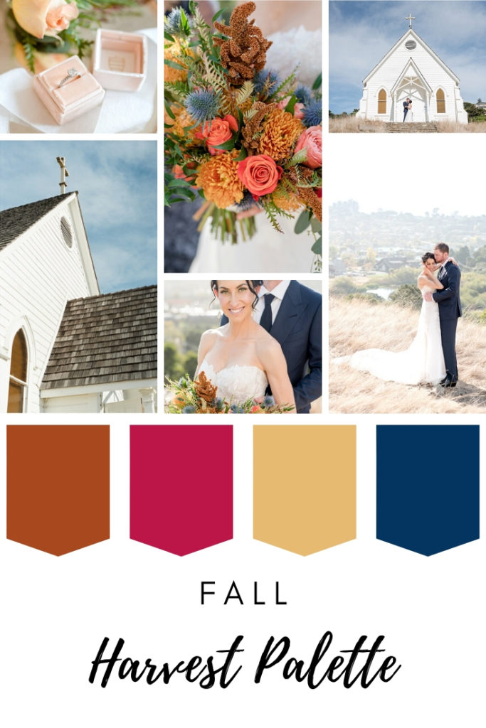 Fall Wedding Inspiration | Fall Colors | Wedding Ideas | Old St. Hilary's Chapel Wedding | Quianna Marie | California Wedding
