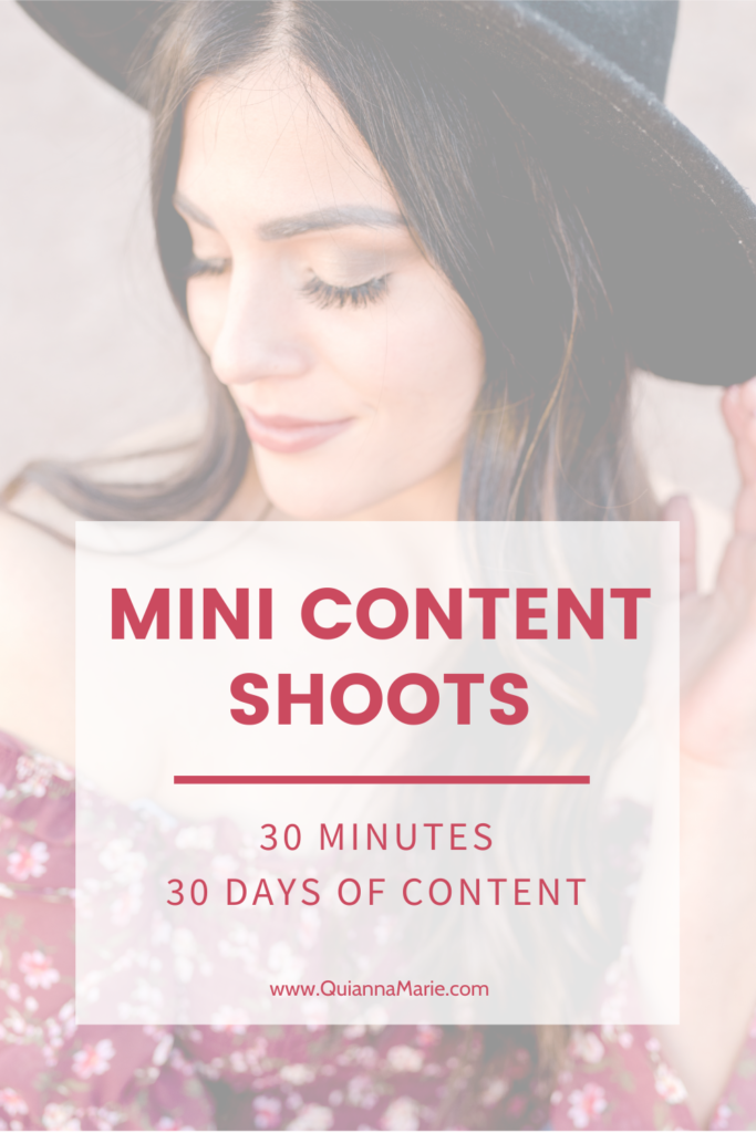 Content Shoot in Gilbert, Arizona | 30 Days of Content in 30 Minutes | Quianna Marie 