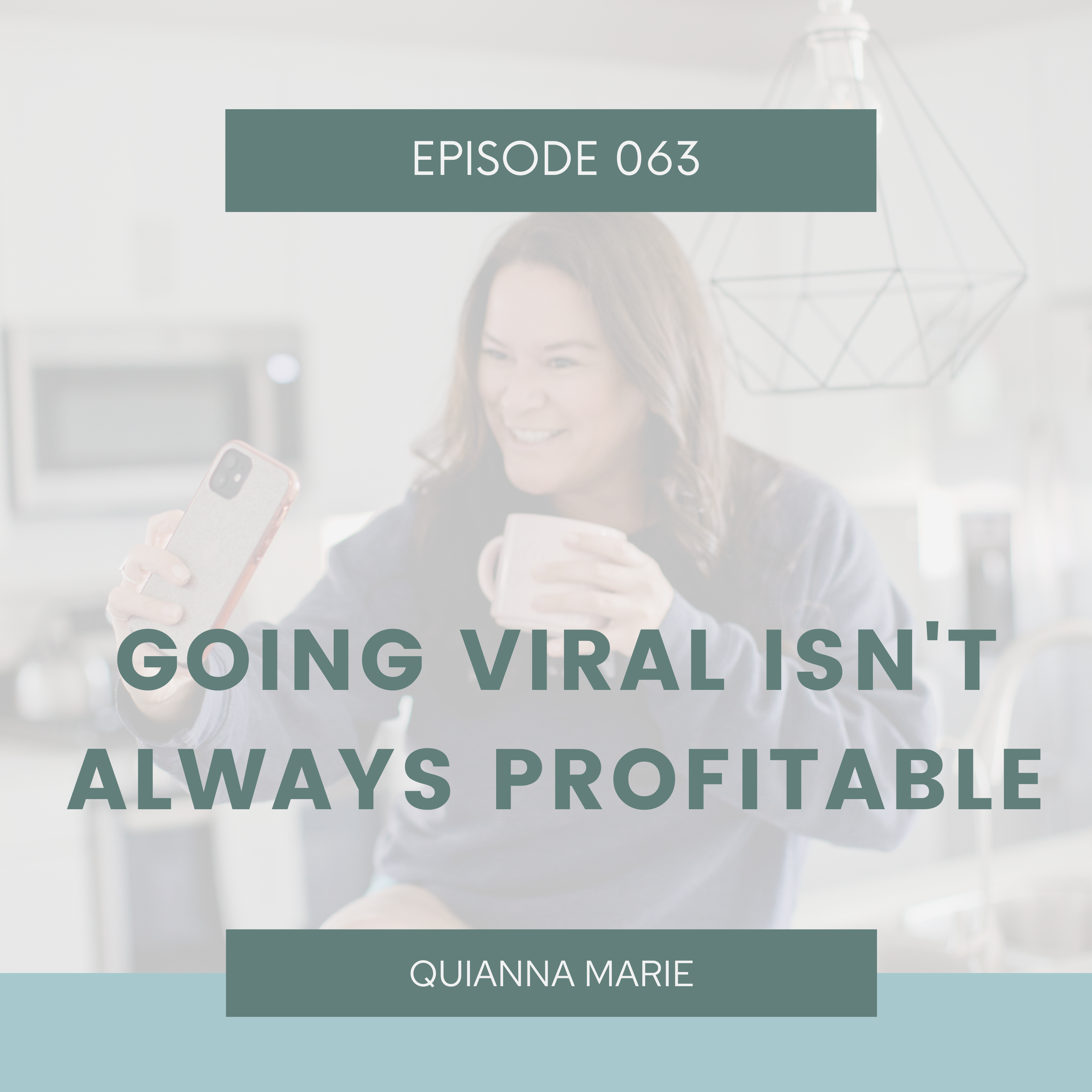 Going Viral Isn't Always Profitable - Quianna Marie Weekly Podcast - Content For Photographers