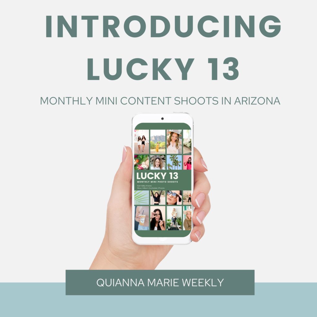 Lucky 13 - Monthly Mini Shoots in Arizona with Quianna Marie