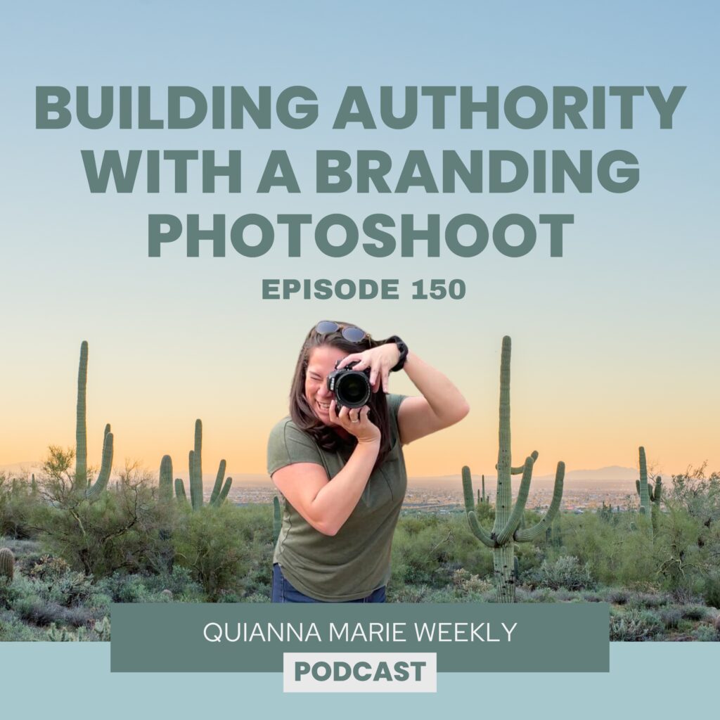 Building Authority with A Branding Photoshoot with Quianna Marie Weekly