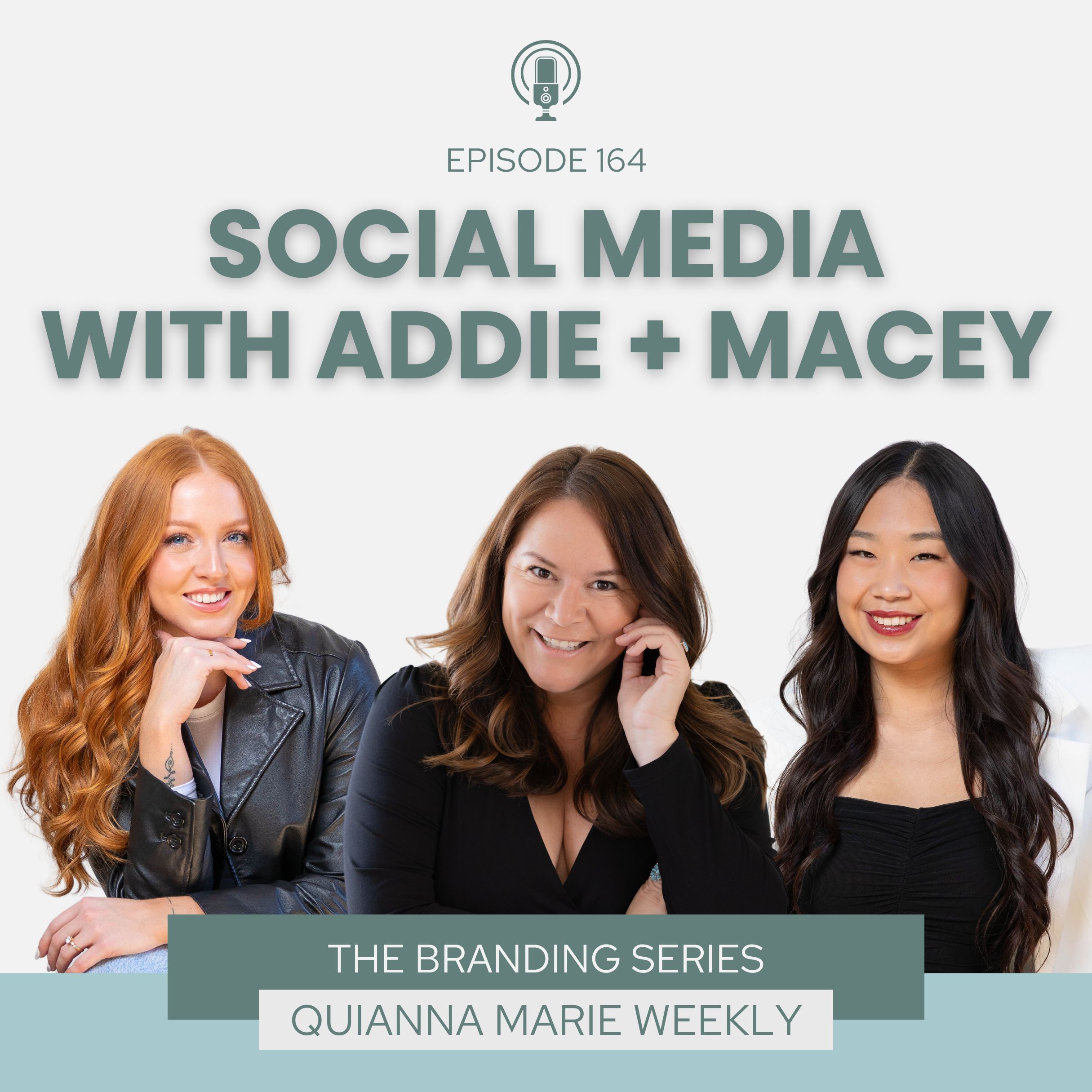 Social Media Experts Glow Marketing Solutions with Addie + Macey on Quianna Marie Weekly Podcast